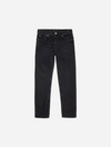 Nudie Jeans Solid Ollie Jeans: Black Steel
