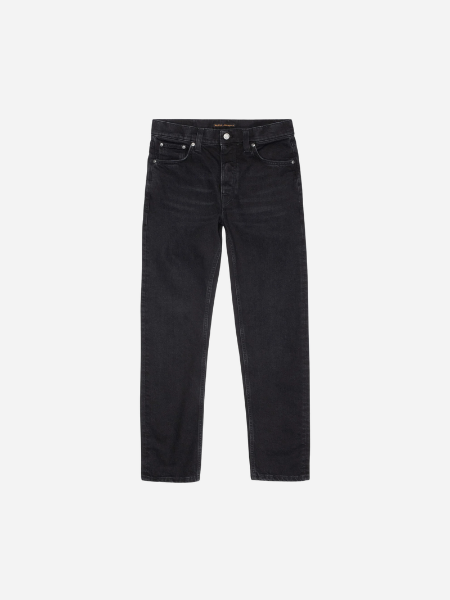 Nudie Jeans Solid Ollie Jeans: Black Steel