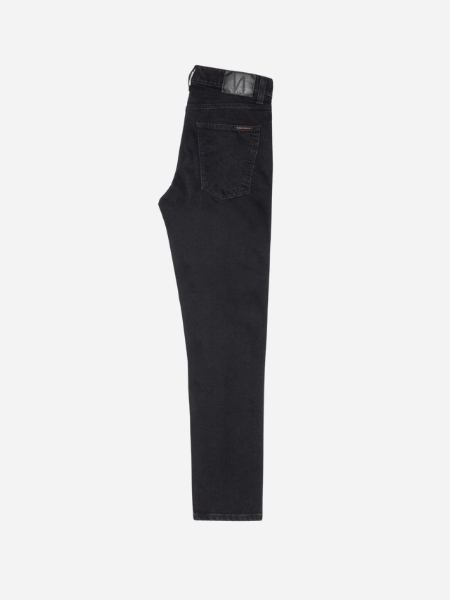 Nudie Jeans Solid Ollie Jeans: Black Steel
