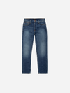 Nudie Jeans Solid Ollie Jeans: Wild Blue