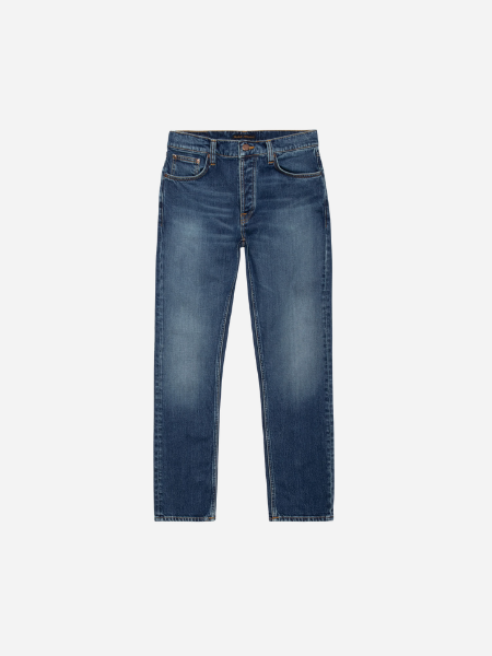 Nudie Jeans Solid Ollie Jeans: Wild Blue