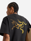 Arc'teryx Men's Kragg Cotton Logo Shortsleeve 24k- Black