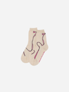 Baggu Crew Sock: Pink Bow