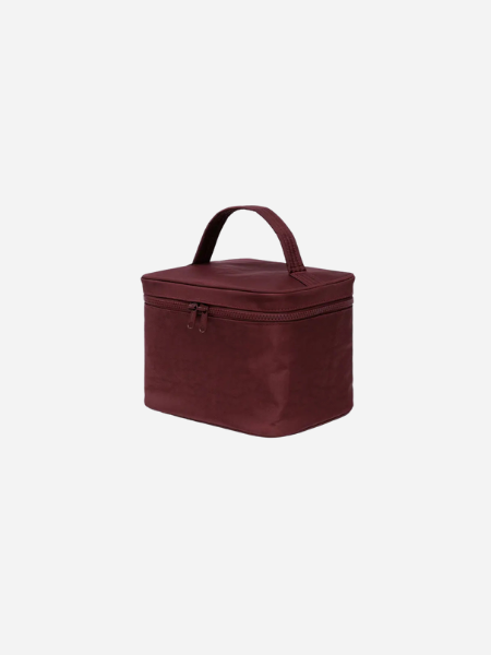 BAGGU Large Cosmetic Case: 
Mahogany
