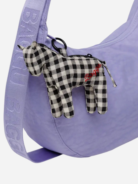 Baggu Horse Charm:
 Black & White Gingham