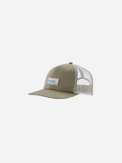 Patagonia Relaxed Trucker Hat-
Water People Label: River Rock Green
