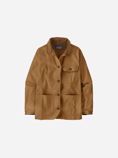 Patagonia Women's Point Reyes Canvas Coat: Nest Brown
