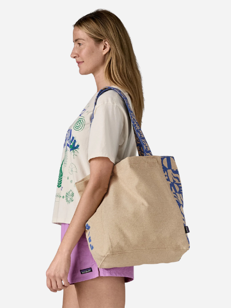Patagonia Recycled Market Tote: 
Mother's Rays: Classic Tan
