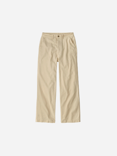 Patagonia Point Reyes Canvas Wide-Leg Pant: Undyed Natural