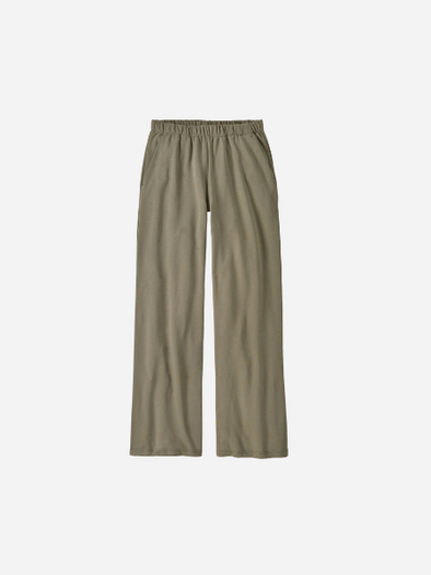 Patagonia Women's Regenerative Organic Certified Cotton Essential Pants: 
River Rock Green