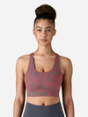 Patagonia Women's Maipo Mid-Impact Bra: Sea Run: Potters Red