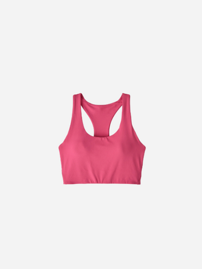 Patagonia Women's Maipo Mid-Impact Bra: Luminous Pink
