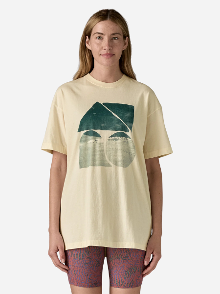 Patagonia Women's Oversized Driftways Organic T-Shirt: Undyed Natural