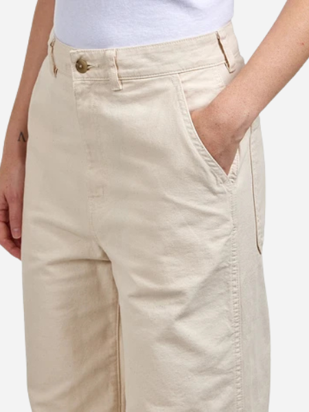 Patagonia Point Reyes Canvas Wide-Leg Pant: Undyed Natural