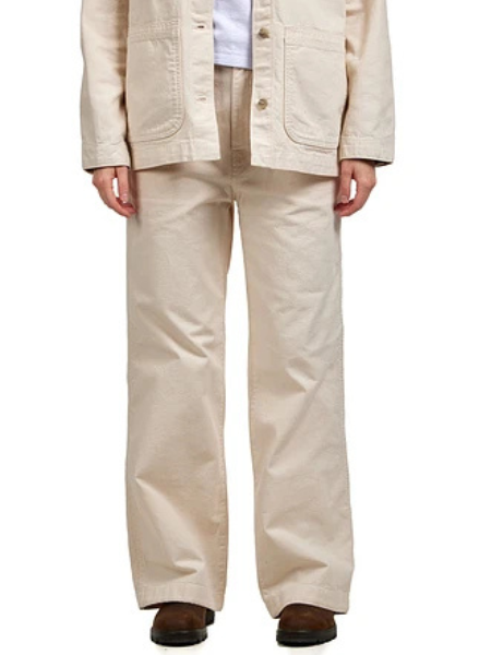 Patagonia Point Reyes Canvas Wide-Leg Pant: Undyed Natural