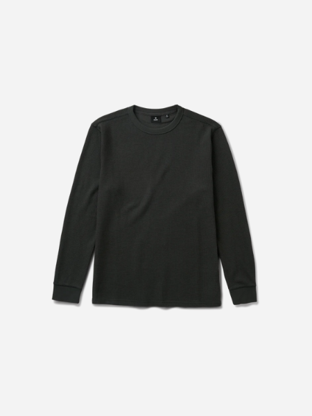 Roark Men's Well Worn Thermal Long Sleeve Tee: Onyx