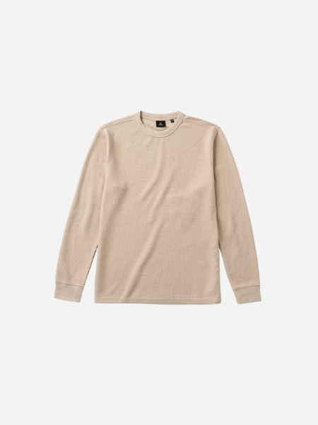 Roark Men's Well Worn Thermal Long Sleeve Tee: Fossil