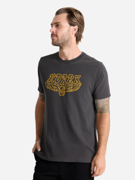 Roark Burn Rubber Premium Tee: Smoke
