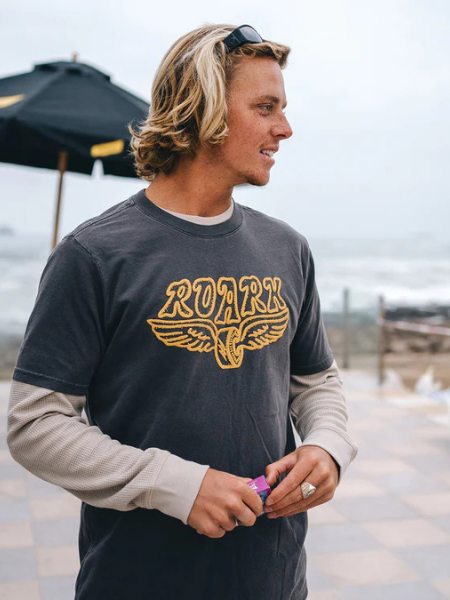 Roark Burn Rubber Premium Tee: Smoke
