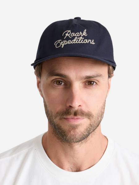 Roark Venture Snapback Hat: Navy