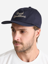 Roark Venture Snapback Hat: Navy