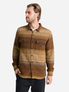 Roark Men's Nordsman Jacquard Long Sleeve Flannel: Otter