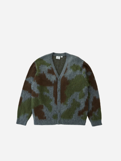 Gramicci Mohair Cardigan: 
Jungle Digi Camo