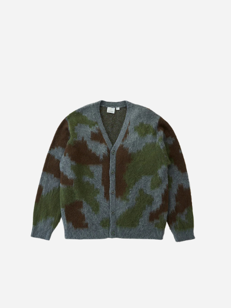 Gramicci Mohair Cardigan: 
Jungle Digi Camo