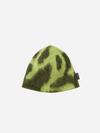 Gramicci Mohair Burly Running Man Beanie: Chartreuse