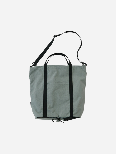 Gramicci Nylon Packable Tote: Grey