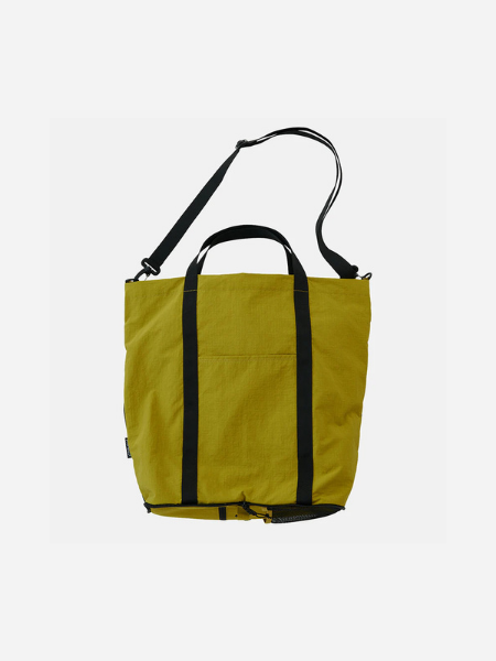 Gramicci Nylon Packable Tote: Chartreuse