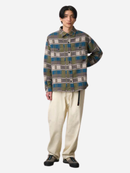 Gramicci Flannel Anthony Shirt:
 Silver Check