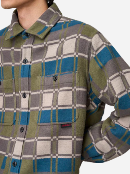 Gramicci Flannel Anthony Shirt:
 Silver Check