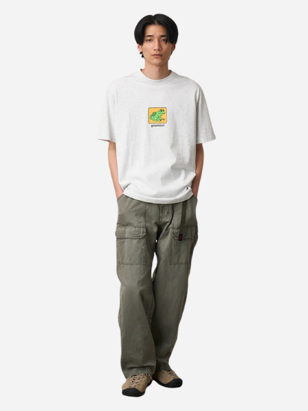 Gramicci Toad Tee: Ash Heather