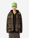 Snow Peak Wool Jacquard Cardigan: Olive