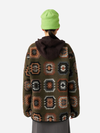 Snow Peak Wool Jacquard Cardigan: Olive
