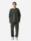 Snow Peak Garment Dyed Pullover: Charcoal