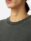 Snow Peak Garment Dyed Pullover: Charcoal