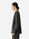 Snow Peak Garment Dyed Pullover: Charcoal