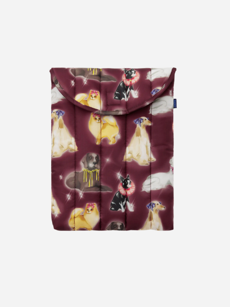 Baggu Puffy Laptop Sleeve: 
Fancy Dogs 13"/14"