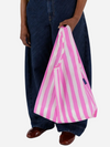 Baggu Standard Baggu: 
Pink Painted Stripe