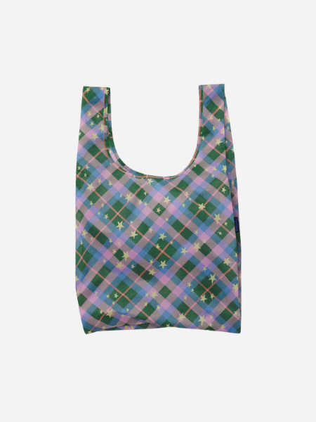 Baggu Standard Baggu: Green Star Plaid