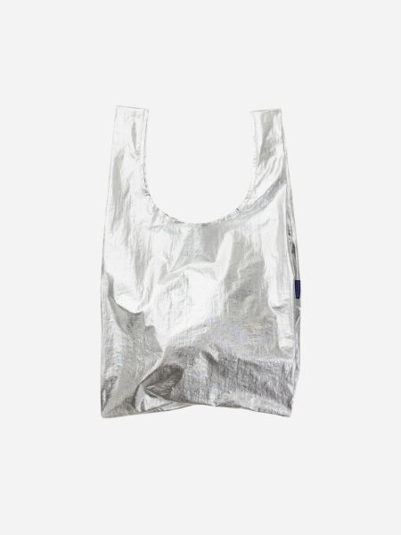 Baggu Standard Baggu:  Chrome Metallic