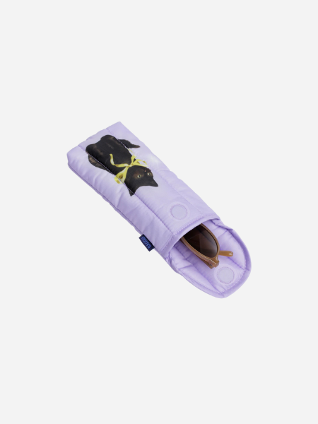 Baggu Puffy Glasses Sleeve: Fancy Cats