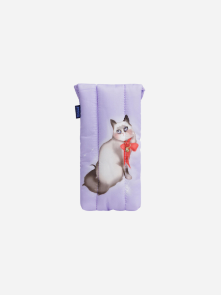 Baggu Puffy Glasses Sleeve: Fancy Cats