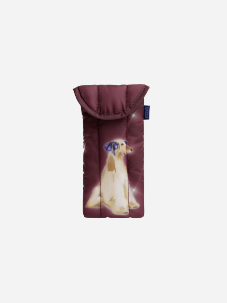 Baggu Puffy Glasses Sleeve: Fancy Dogs