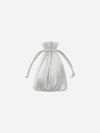 Baggu Pleated Baggu : Chrome Metallic