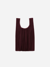 Baggu Pleated Baggu : Mahogany