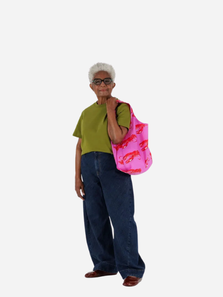 Baggu Standard Bag: Pink Lobster