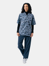 SNOW PEAK PRINTED BREATHABLE QUICK DRY SHIRT 